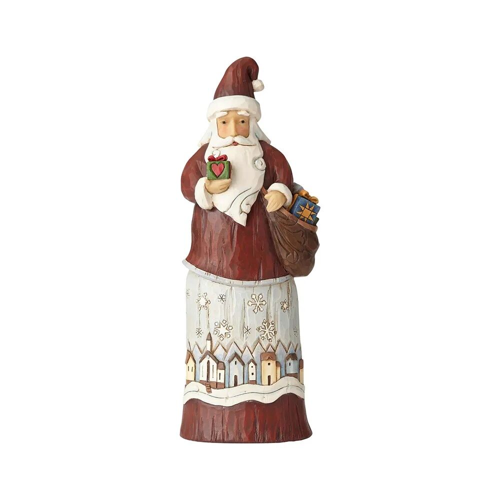 Folklore by Jim Shore - Santa with Gift