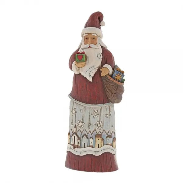 Folklore by Jim Shore - Santa with Gift