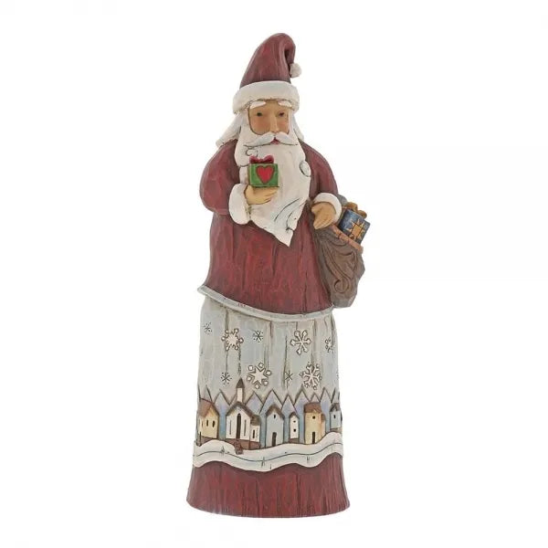 Folklore by Jim Shore - Santa with Gift