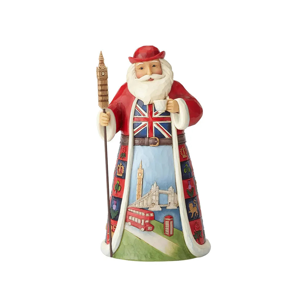 Jim Shore Heartwood Creek Santas Around The World - British Santa