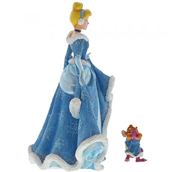 Disney Showcase Couture De Force - Christmas Cinderella with Jaq and Gus