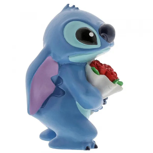 Disney Showcase - Stitch Hugs - Stitch with Flowers Mini Figurine