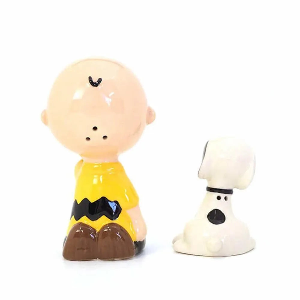 Peanuts Ceramics Salt and Pepper Shaker Set - Peanuts Charlie and Snoopy
