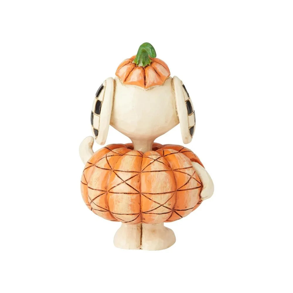 Peanuts by Jim Shore - Snoopy Pumpkin Mini Figurine
