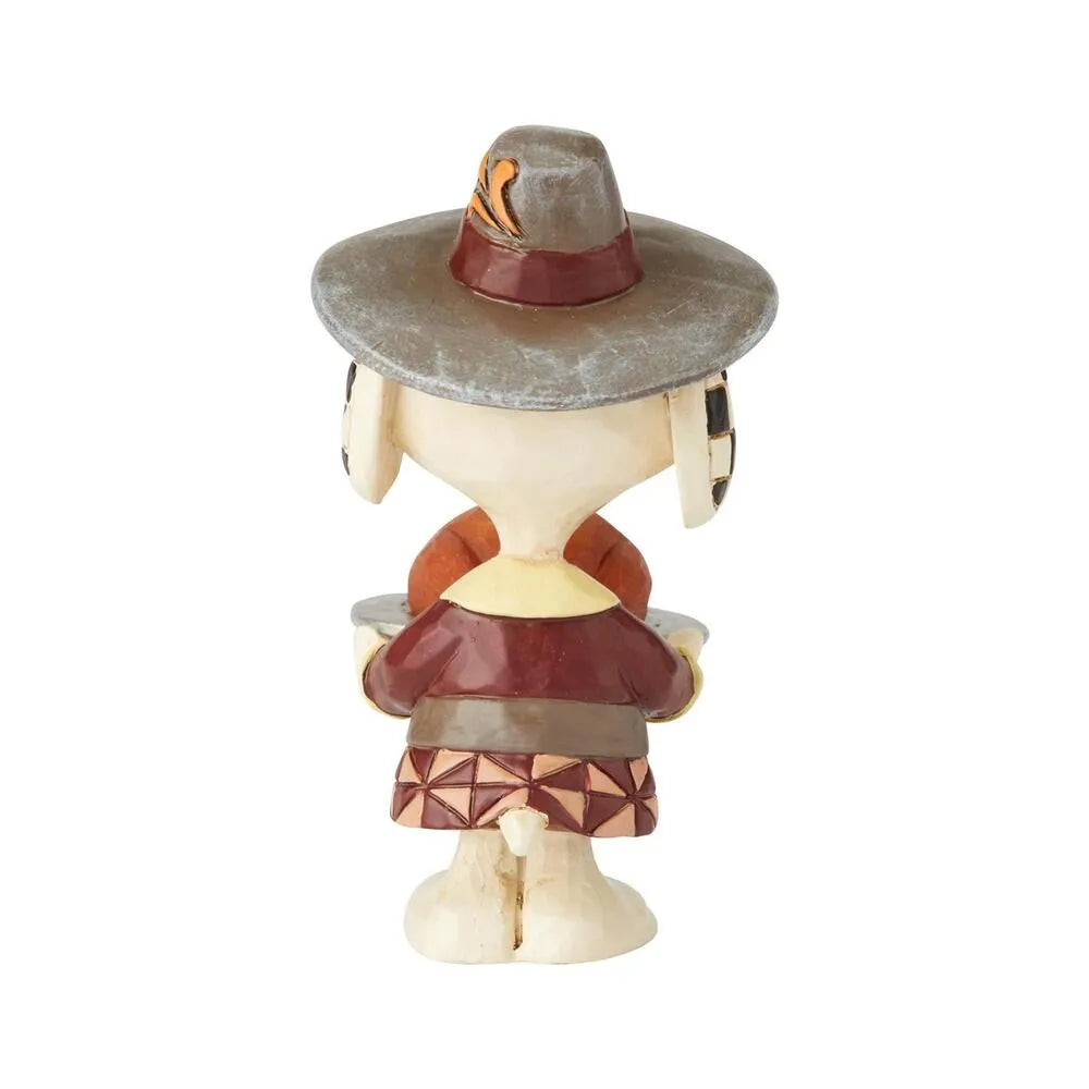 Peanuts by Jim Shore - Pilgrim Snoopy Mini Figurine