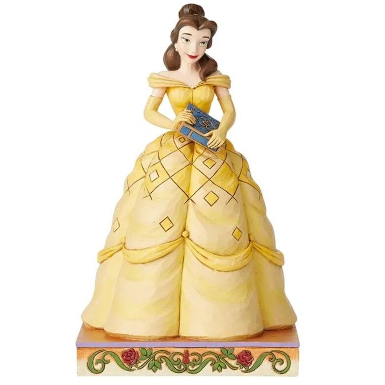 Jim Shore Disney Traditions - Beauty & the Beast Belle - Book-Smart Beauty Princess Passion