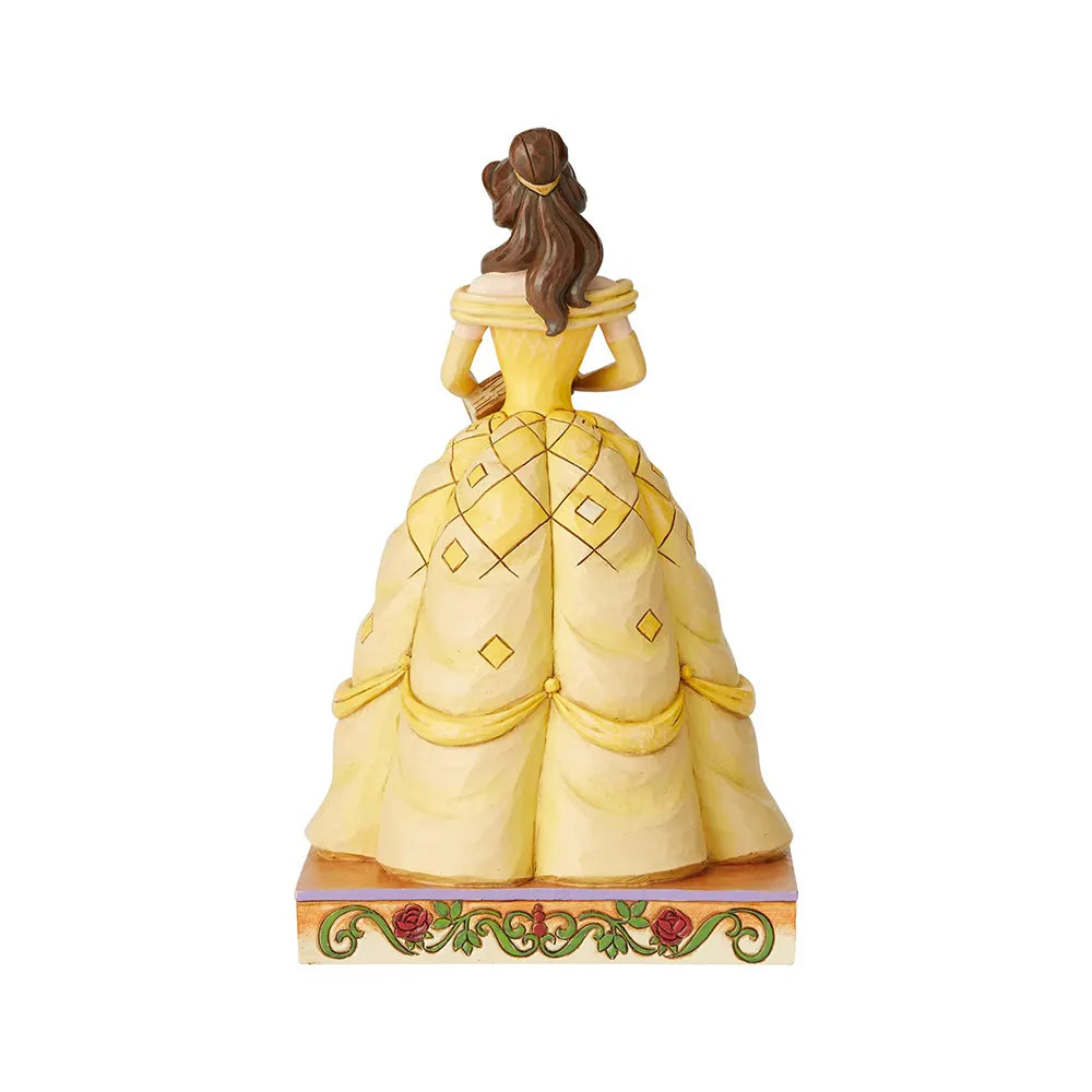 Jim Shore Disney Traditions - Beauty & the Beast Belle - Book-Smart Beauty Princess Passion