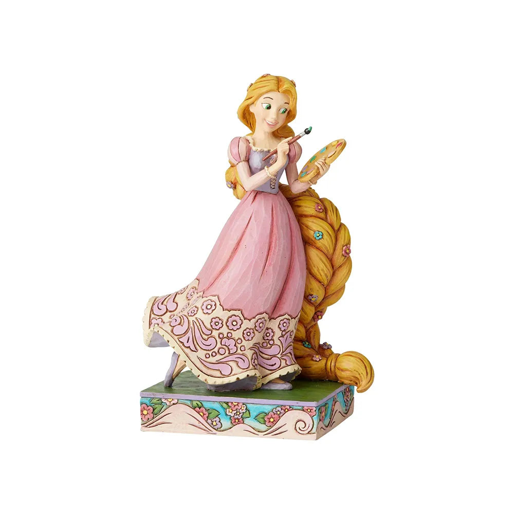 Jim Shore Disney Traditions - Tangled Rapunzel - Adventurous Artist Princess Passion