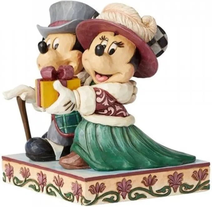 Jim Shore Disney Traditions - Mickey and Minnie Victorian Elegant Excursion Figurine