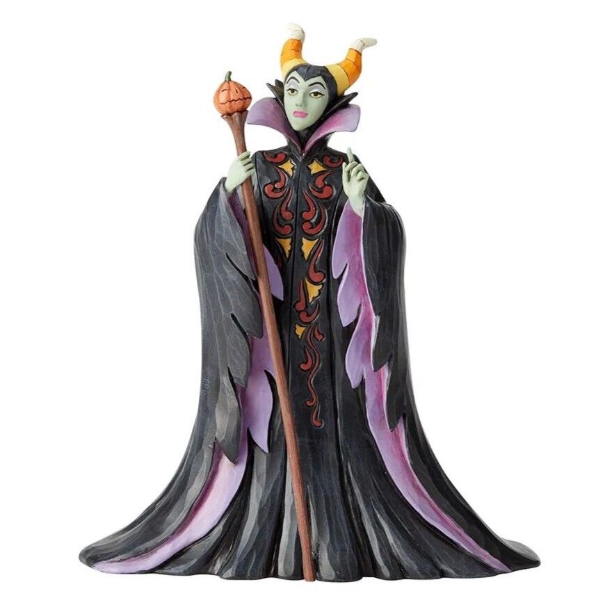 Jim Shore Disney Traditions - Sleeping Beauty Maleficent Halloween - Candy Curse