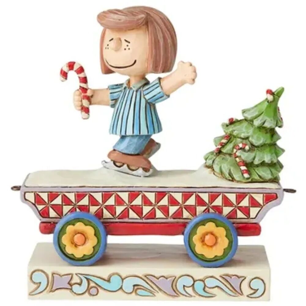 Peanuts by Jim Shore - Peppermint Patty Train - Skating Shenanigans (Car 4)
