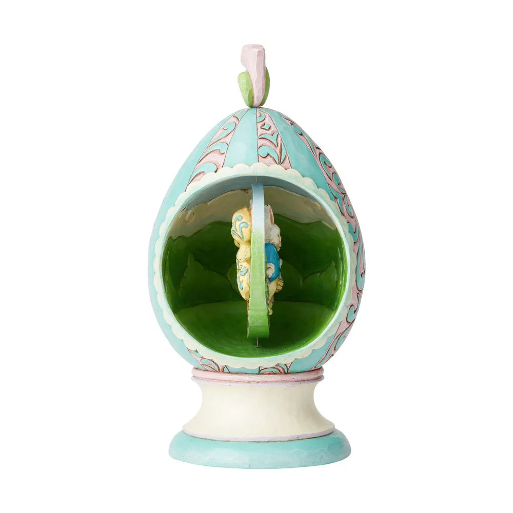Jim Shore Heartwood Creek Easter - Easter Egg with Rotating Scene