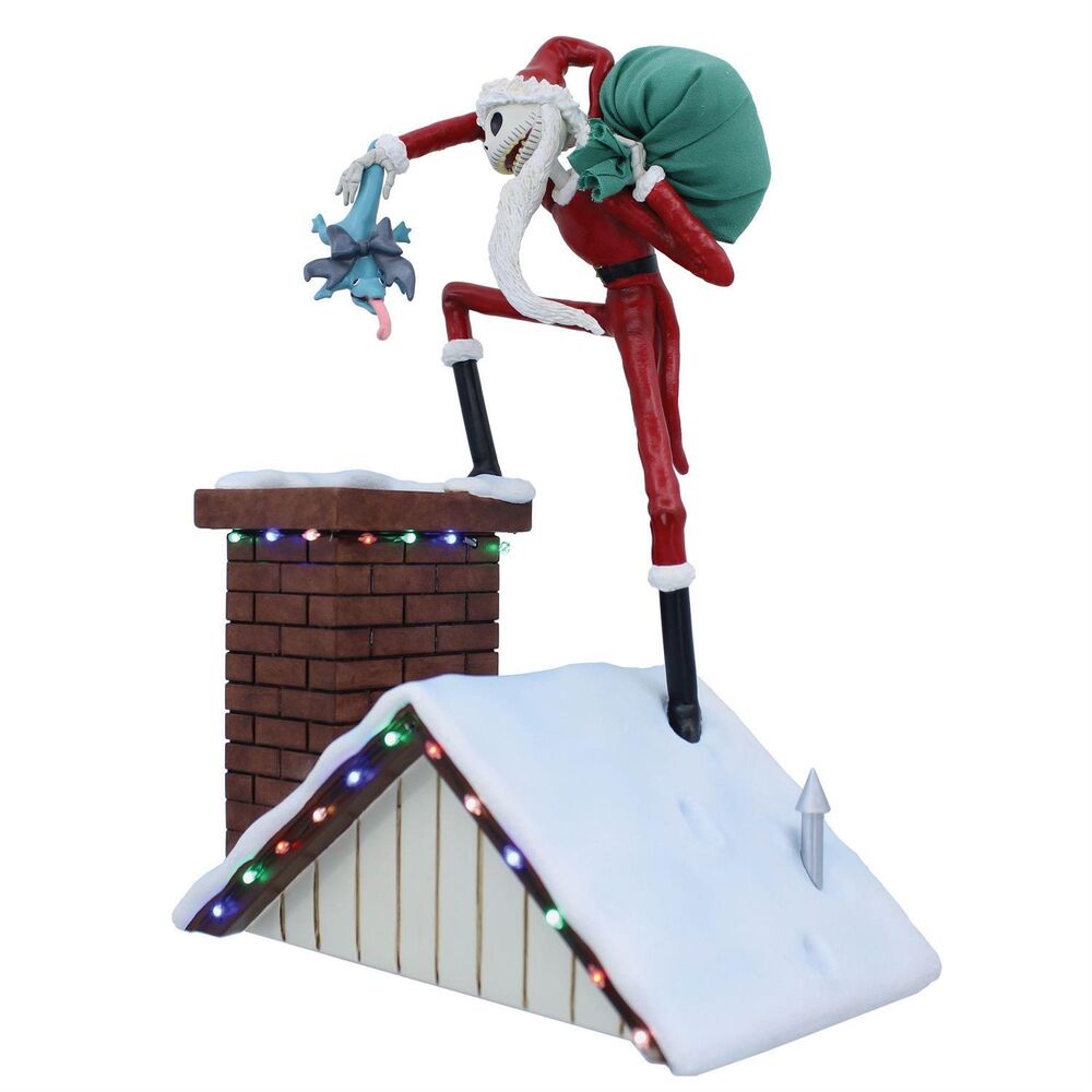 Disney Showcase - Santa Jack on Rooftop Light Up Scene