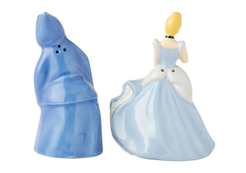 Disney Ceramics Salt and Pepper Shaker Set - Cinderella and Fairy Godmother