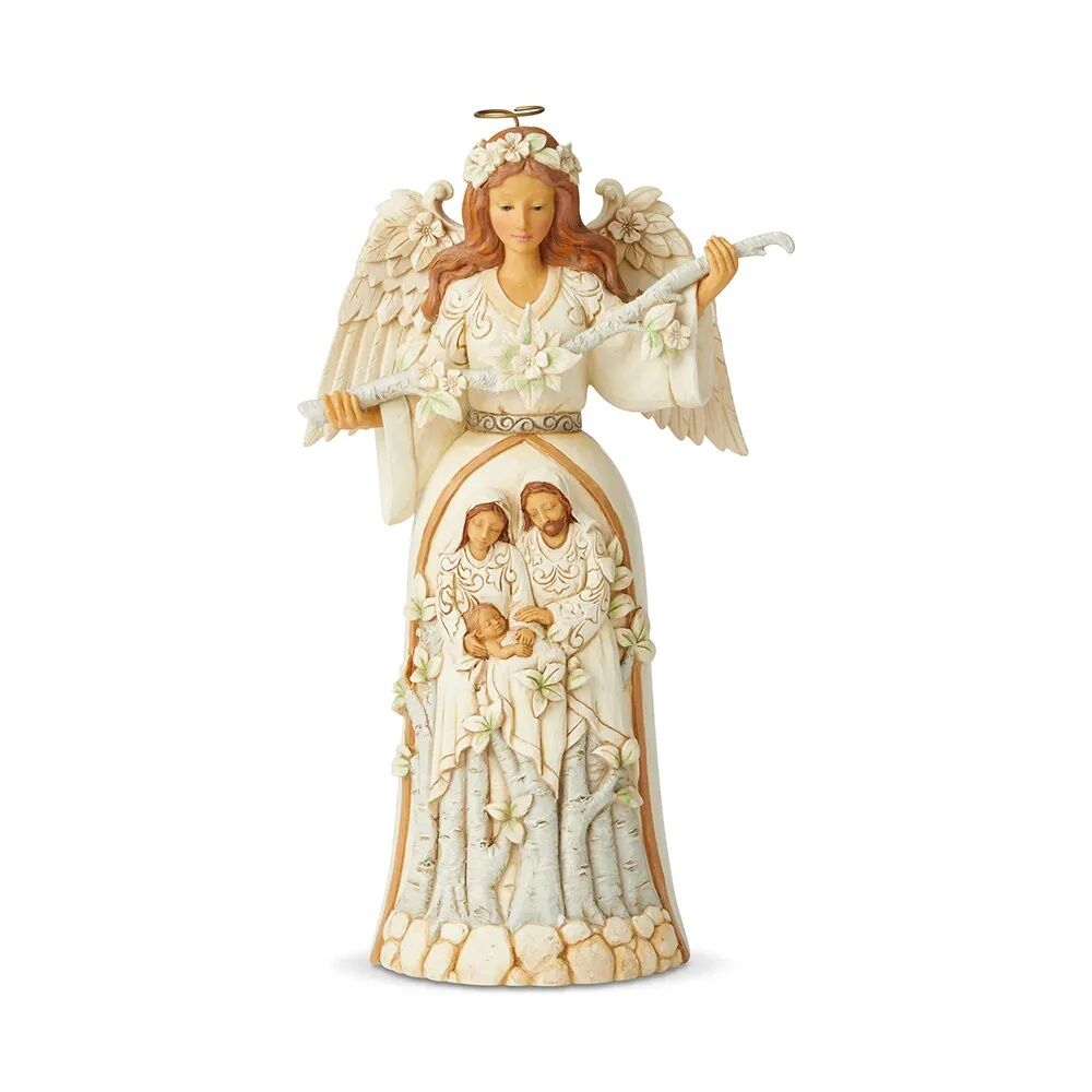 Jim Shore Heartwood Creek White Woodland - Nativity Angel