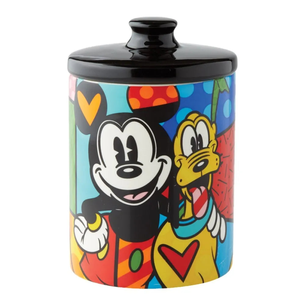 Disney Britto Mickey & Pluto Canister Small