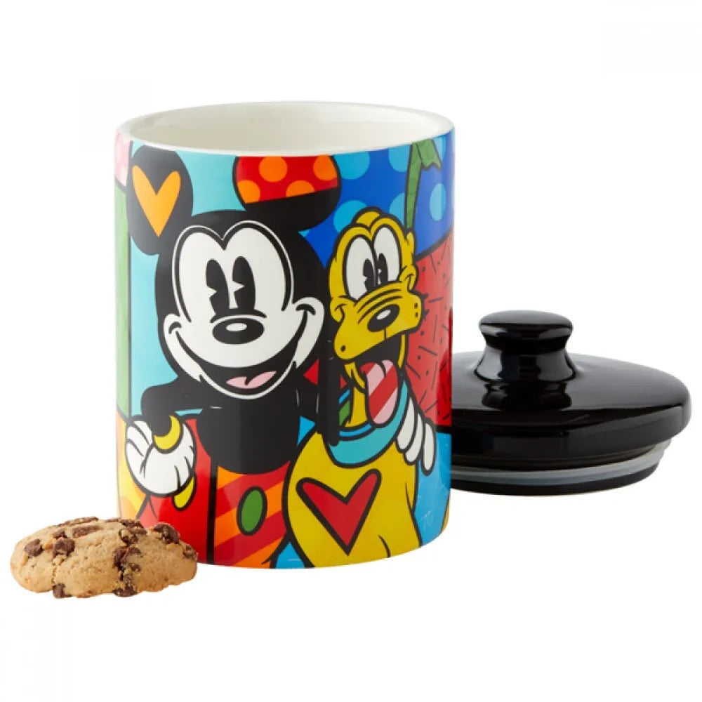 Disney Britto Mickey & Pluto Canister Small