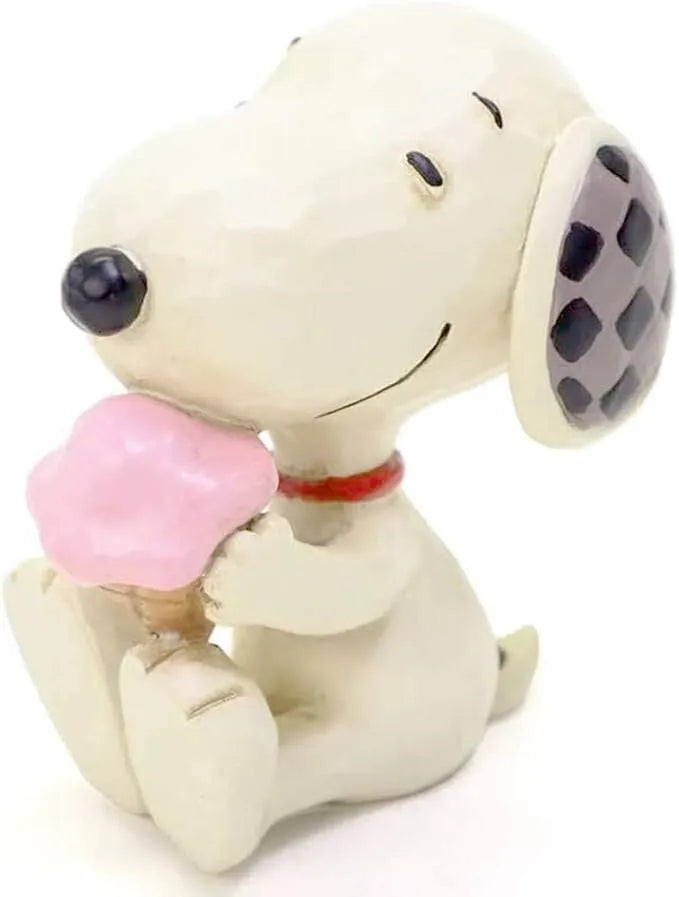 Peanuts by Jim Shore - Snoopy with Ice Cream Mini Figurine