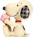 Peanuts by Jim Shore - Snoopy with Ice Cream Mini Figurine