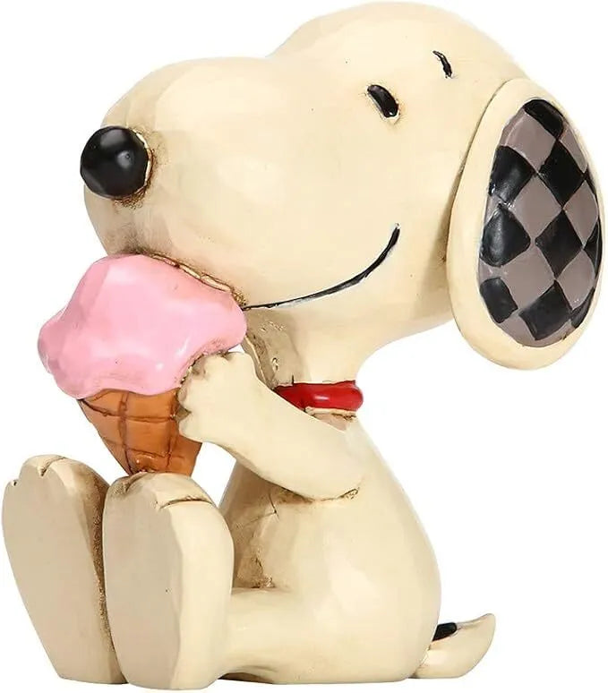 Peanuts by Jim Shore - Snoopy with Ice Cream Mini Figurine