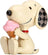 Peanuts by Jim Shore - Snoopy with Ice Cream Mini Figurine