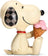 Peanuts by Jim Shore - Snoopy with Ice Cream Mini Figurine