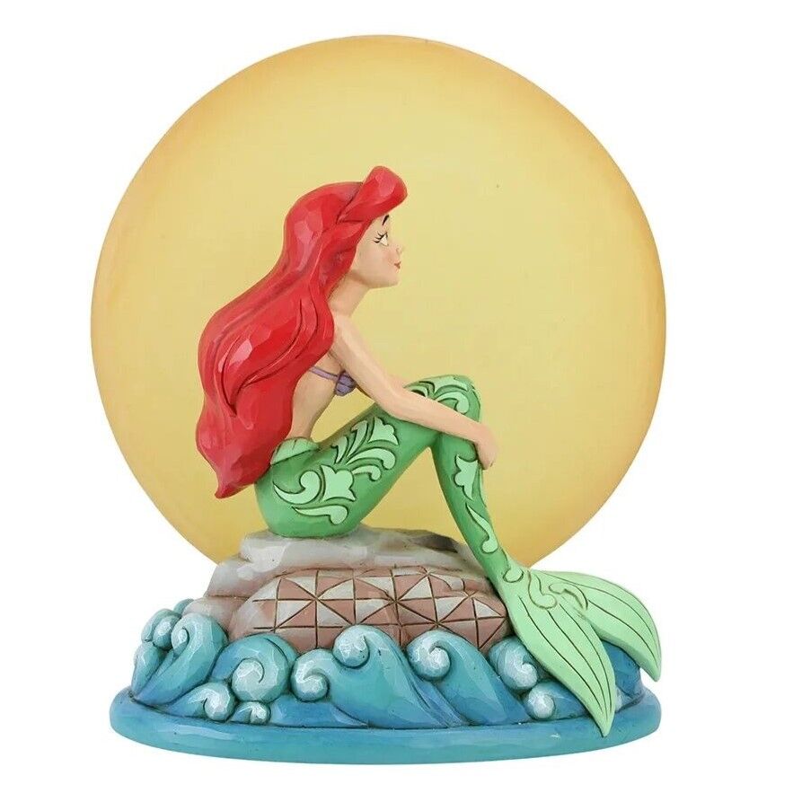 Jim Shore Disney Traditions - The Little Mermaid Ariel - Mermaid by Moonlight