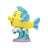 Jim Shore Disney Traditions - The Little Mermaid Flounder - Go Fish! Personality Pose