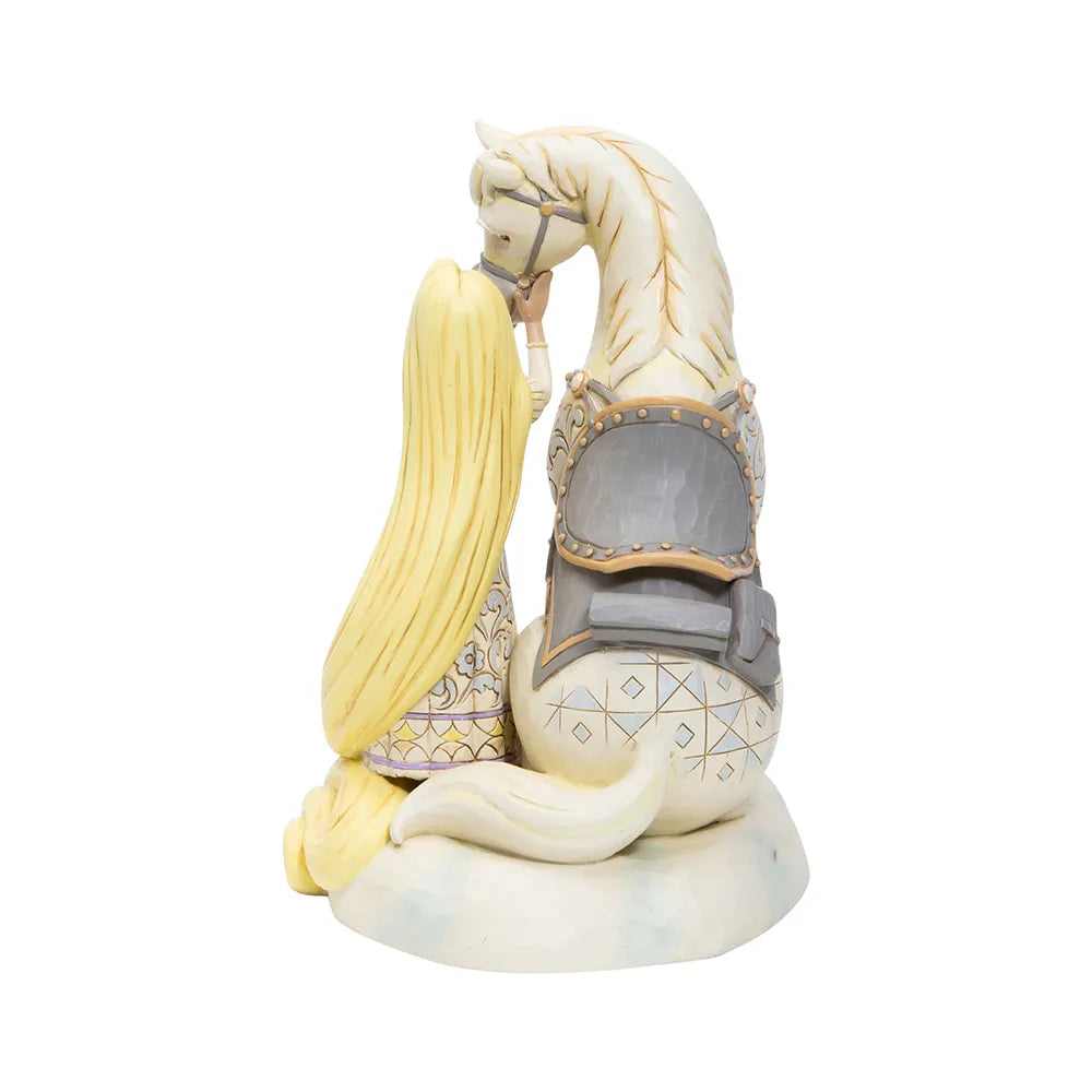 Jim Shore Disney Traditions - Tangled Rapunzel - Innocent Ingenue White Woodland