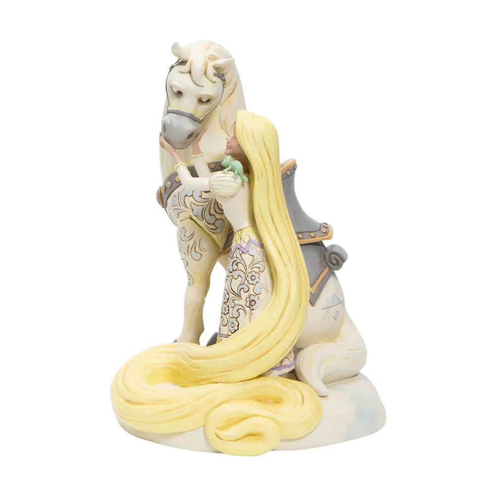 Jim Shore Disney Traditions - Tangled Rapunzel - Innocent Ingenue White Woodland