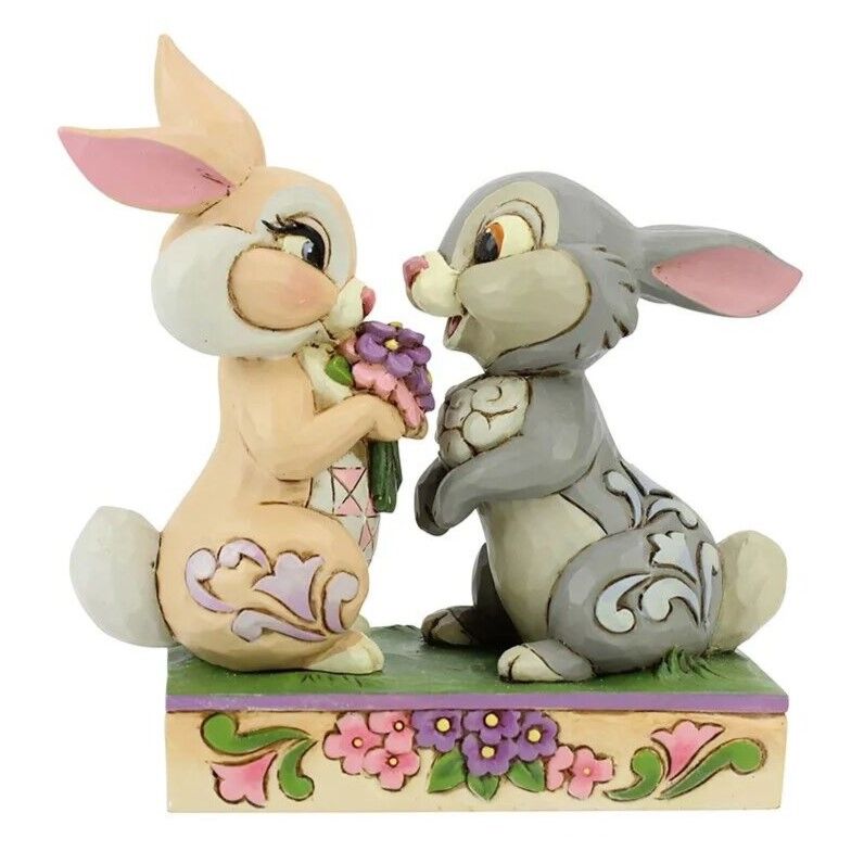 Jim Shore Disney Traditions - Bambi Thumper and Blossom - Bunny Bouquet
