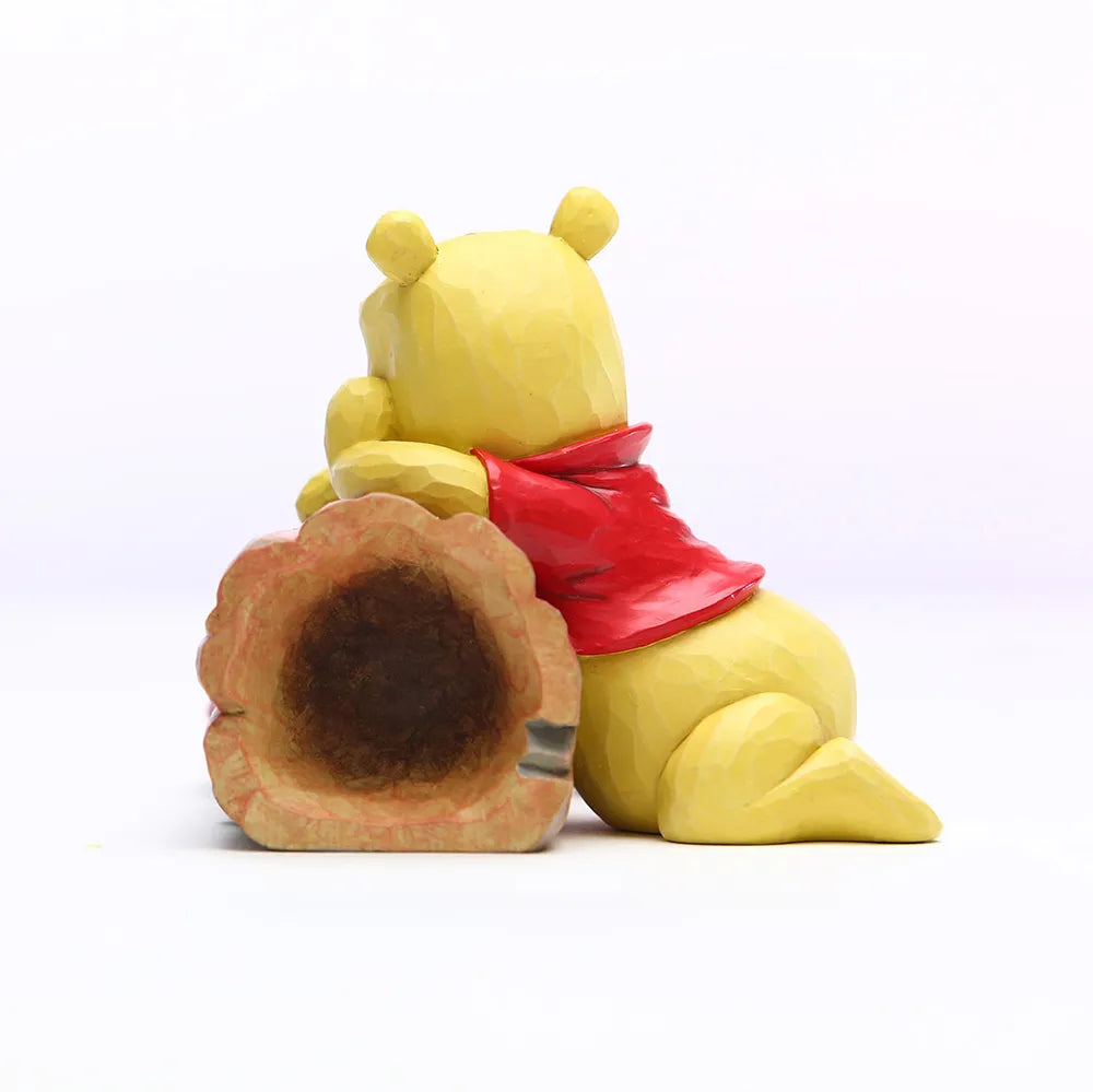 Jim Shore Disney Traditions - Winnie The Pooh and Piglet on a Log - Truncated Conversation
