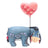 Jim Shore Disney Traditions - Winnie The Pooh Eeyore with a Heart Balloon - Love Floats