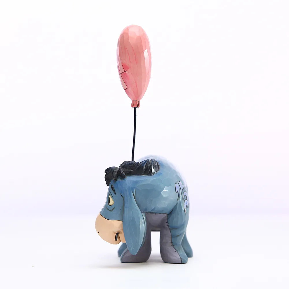Jim Shore Disney Traditions - Winnie The Pooh Eeyore with a Heart Balloon - Love Floats
