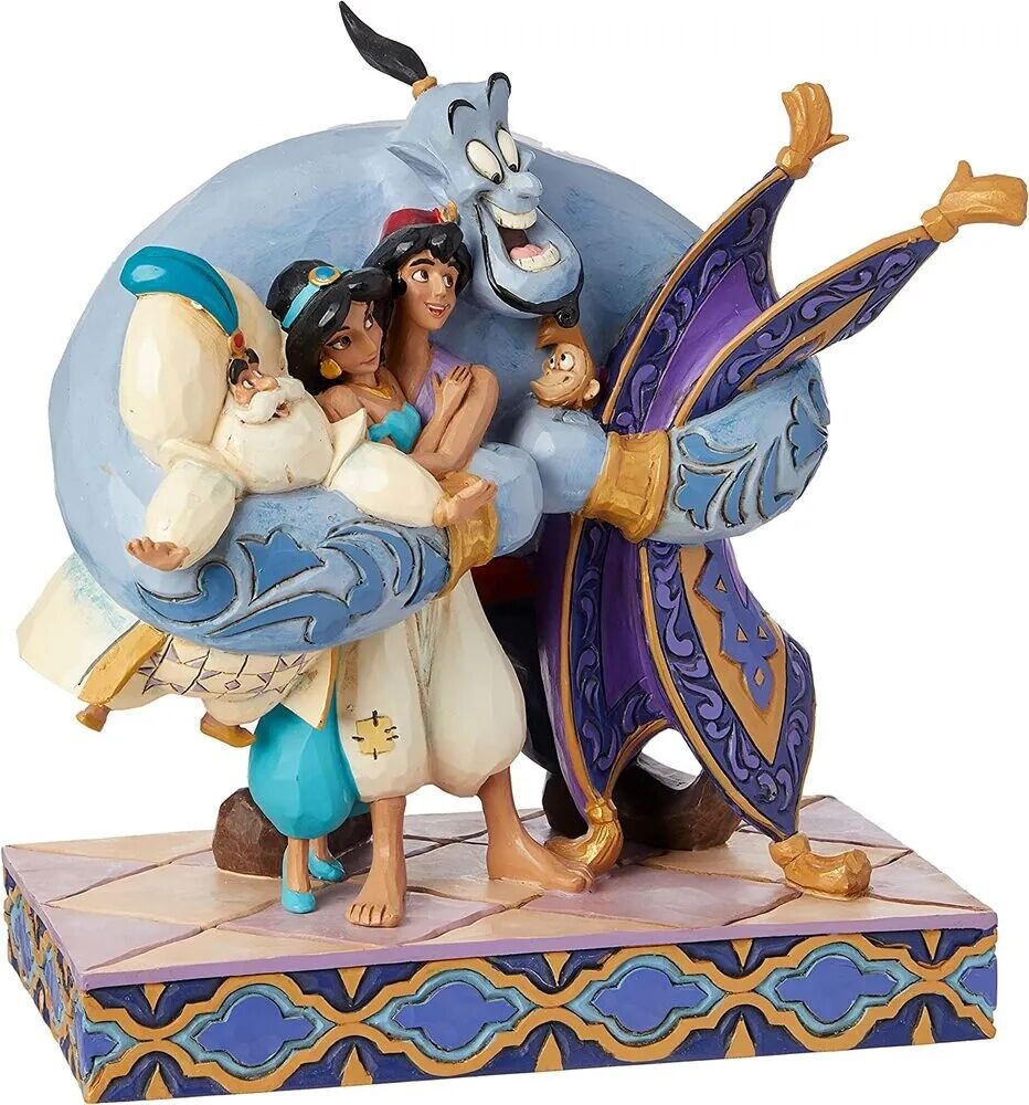 Jim Shore Disney Traditions - Aladdin - Group Hug!