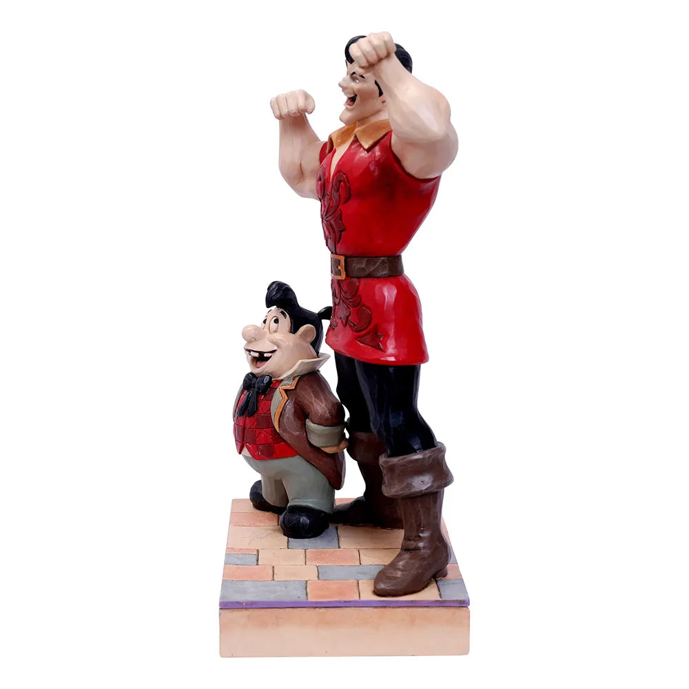 Jim Shore Disney Traditions - Beauty & the Beast Gaston & Lefou - Muscle-Bound Menace