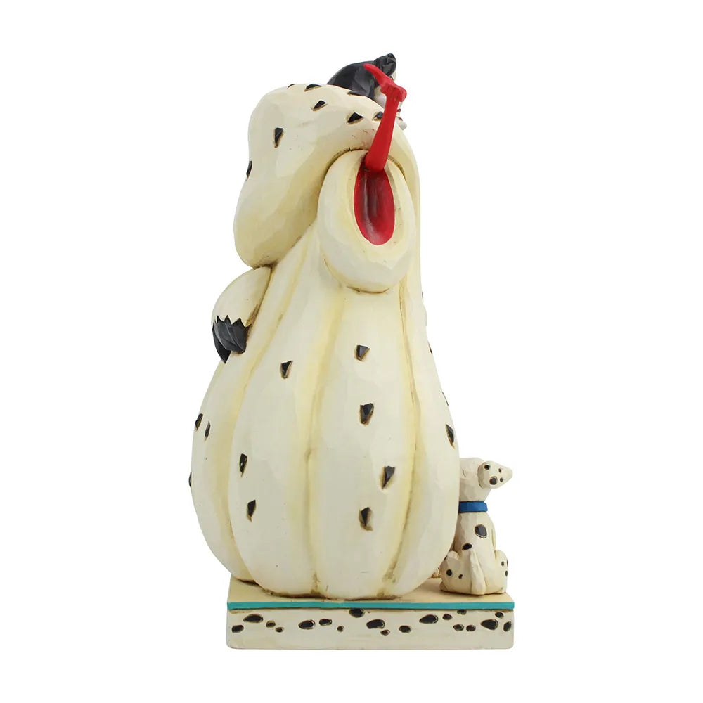 Jim Shore Disney Traditions - 101 Dalmatians Cruella & Puppies - The Cute and the Cruel