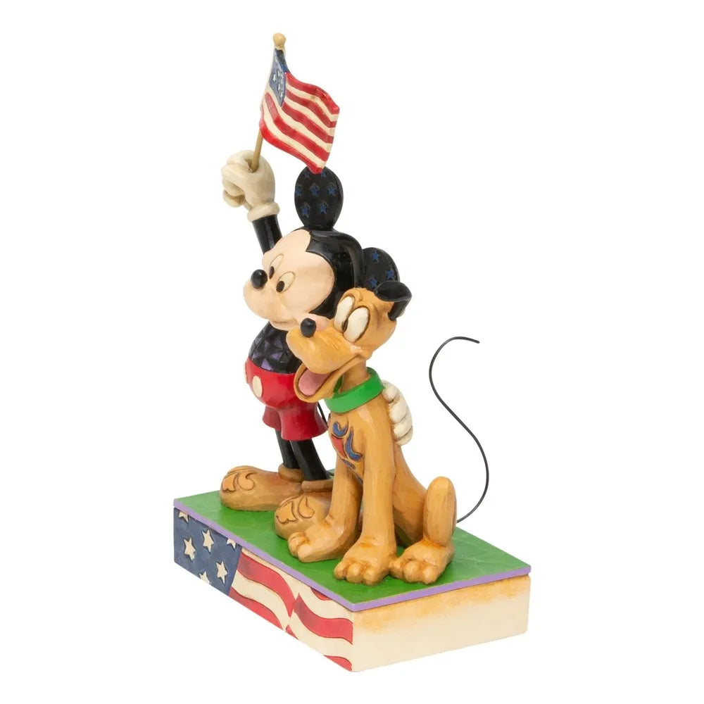 Jim Shore Disney Traditions - Mickey Mouse - Banner Day