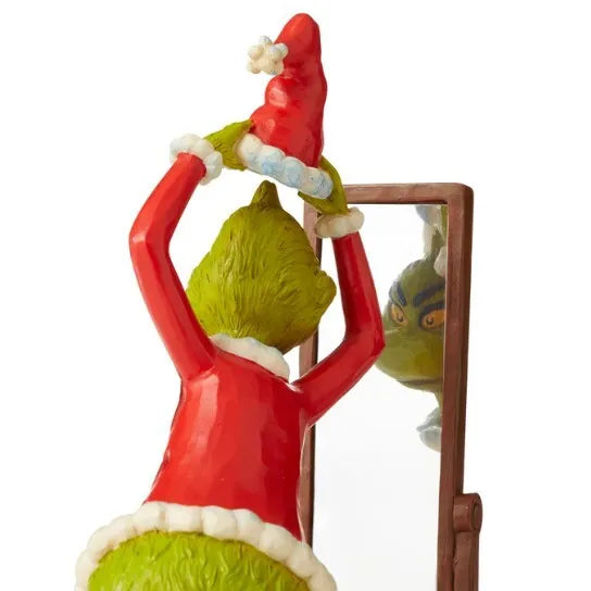 Dr Seuss The Grinch by Jim Shore - Grinch Dressing in Santa Suit