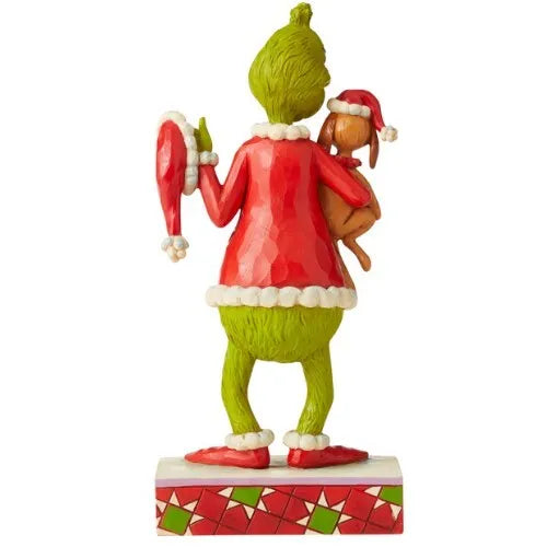 Dr Seuss The Grinch by Jim Shore - Grinch Holding Max Under Arm