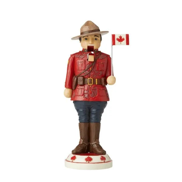 Jim Shore Heartwood Creek Christmas Around The World - Canadian Mountie Nutcracker