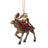Jim Shore Heartwood Creek - Santa Riding Moose Hanging Ornament