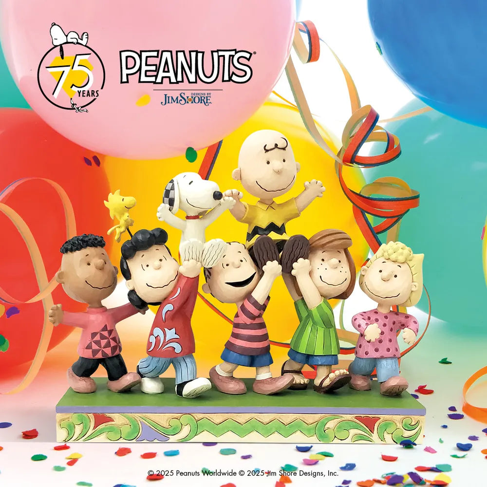 Peanuts by Jim Shore - Peanuts Gang 70th Anniversary - A Grand Celebration