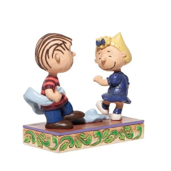 Peanuts by Jim Shore - Linus and Sally Dancing - Christmas Dance
