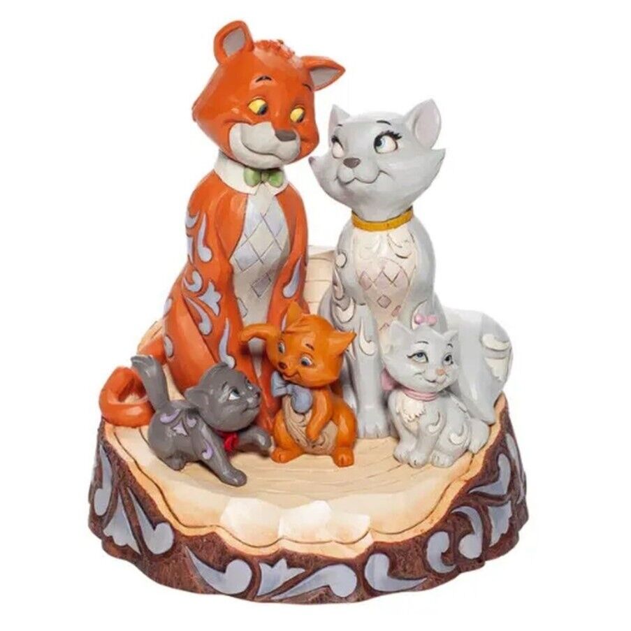 Jim Shore Disney Traditions - Aristocats - Pride And Joy Carved By Heart