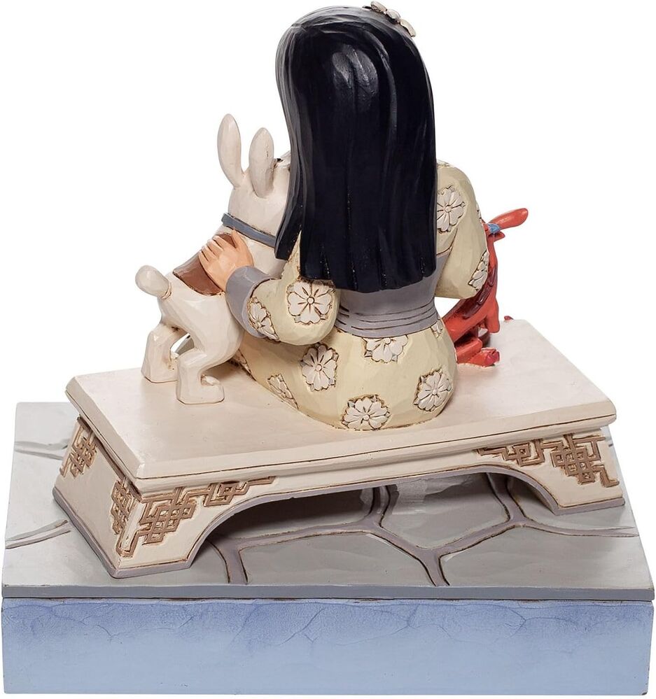 Jim Shore Disney Traditions - Mulan - Honourable Heroine White Woodland