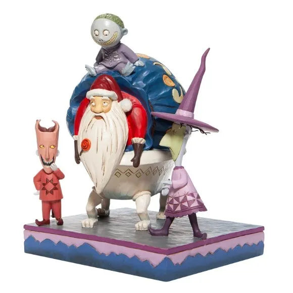 Jim Shore Disney Traditions - Nightmare Before Christmas Lock, Shock & Barrel - Bagged and Delivered