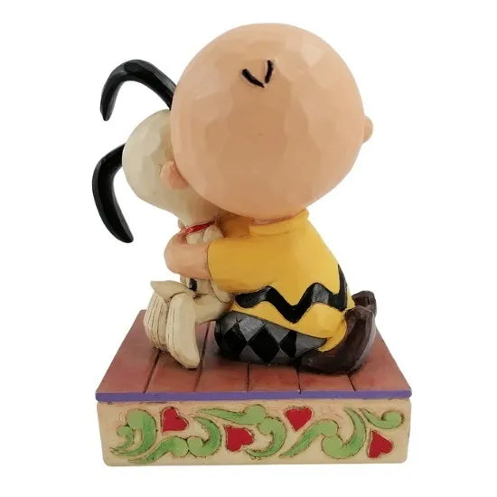 Peanuts by Jim Shore - Charlie Brown & Snoopy Hugging