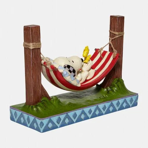 Peanuts by Jim Shore - Snoopy & Woodstock in Hammock - Just Hanging Around