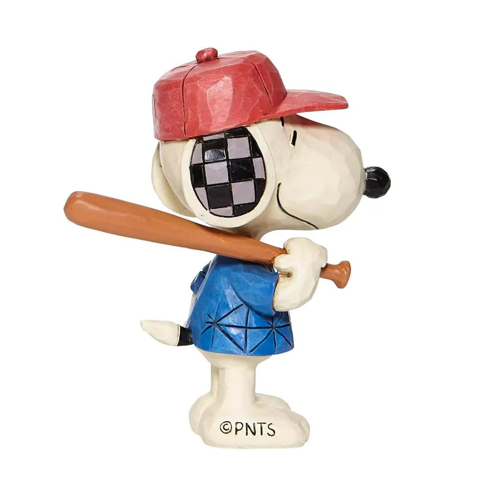 Peanuts by Jim Shore - Snoopy Baseball Mini Figurine